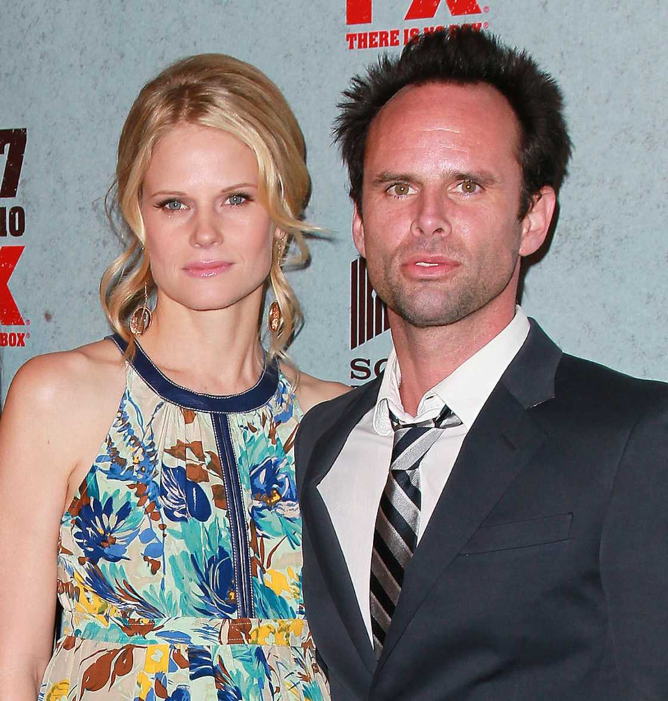 Walton Goggins and Leanne Kaun