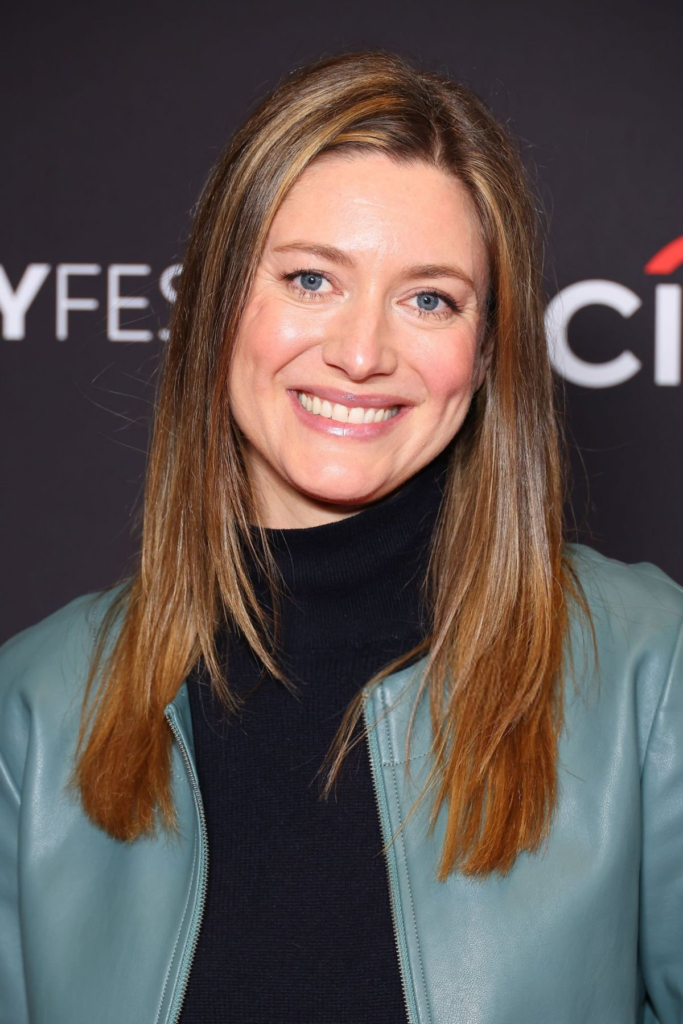 actress Zoe Perry attending a screening for the CBS series Young Sheldon at PaleyFest LA in April 2024