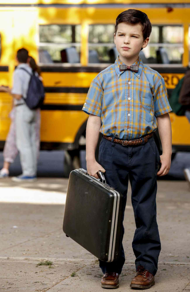 actor Iain Armitage in the title role of the CBS sitcom Young Sheldon