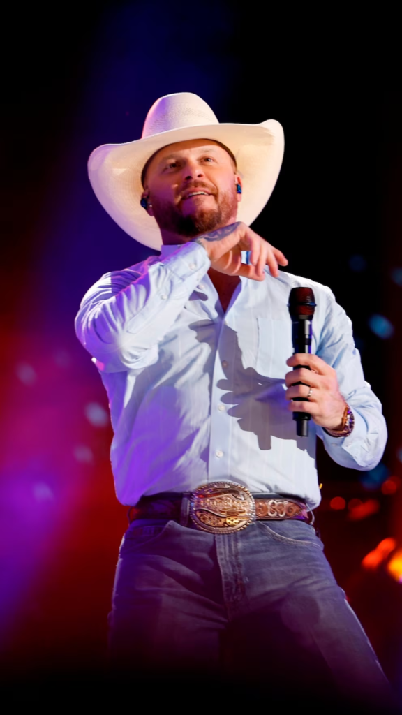 music artist Cody Johnson performing on stage