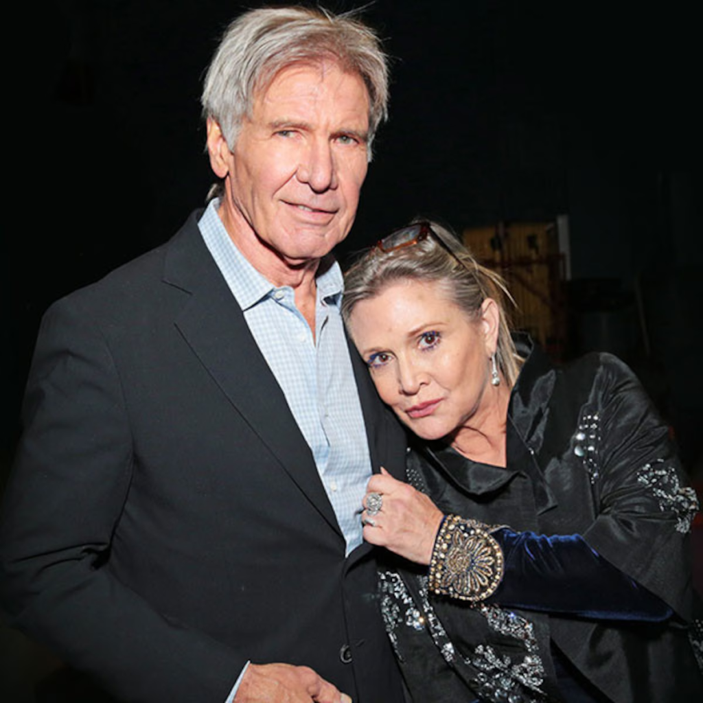 Harrison Ford and Carrie Fisher