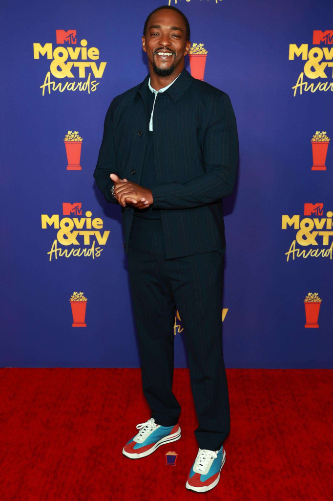 Anthony Mackie at the 2021 MTV Movie & TV Awards