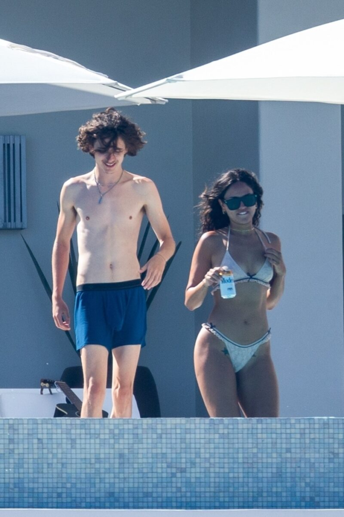 Eiza González and Timothée Chalamet