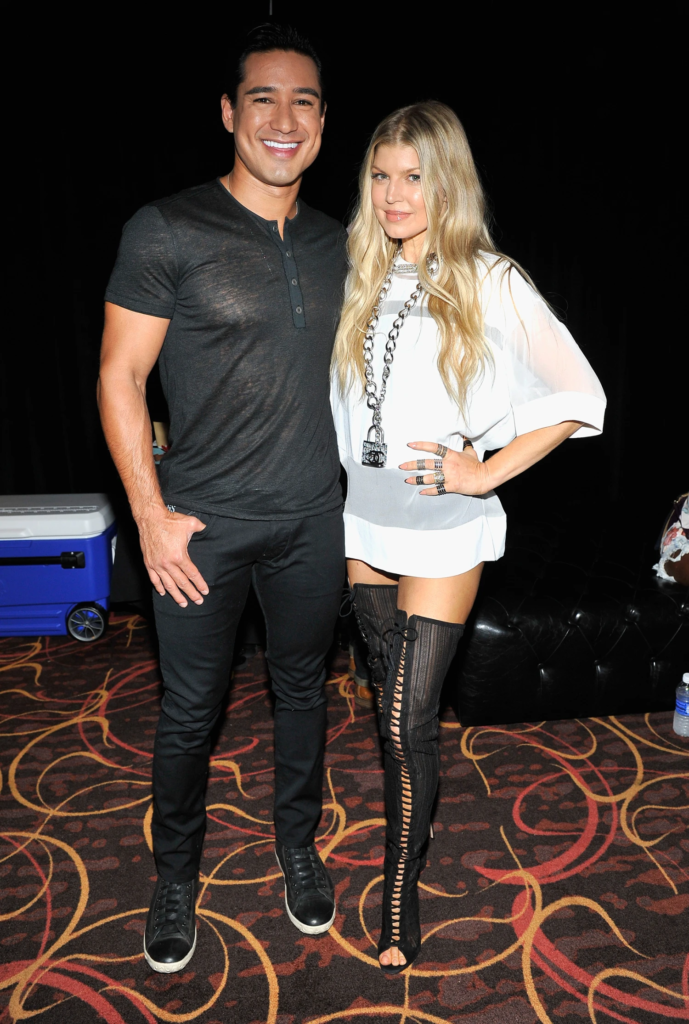 Mario Lopez and Fergie