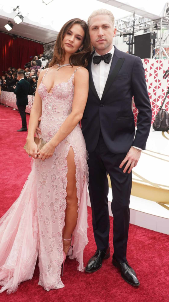 Lily James and Michael Shuman