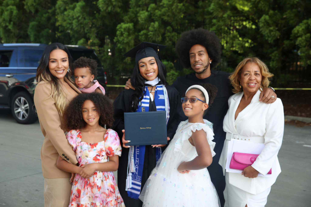 Ludacris with his family