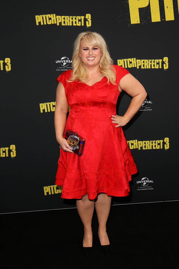 Rebel Wilson attending the Pitch Perfect 3 premiere in 2017
