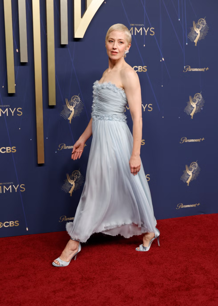 Carrie Coon attended the 77th Primetime Emmy Awards on September 14, 2025, where she was nominated for her role in The White Lotus