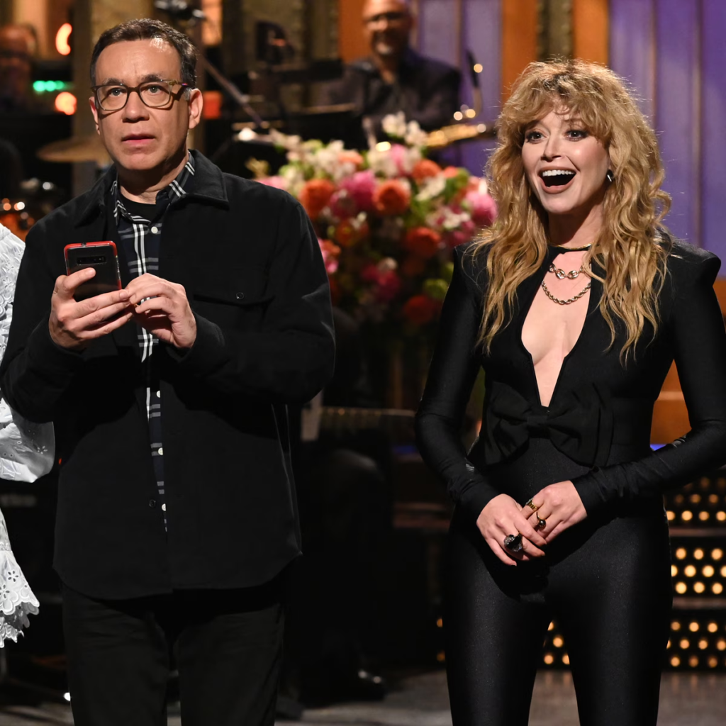 Natasha Lyonne and Fred Armisen