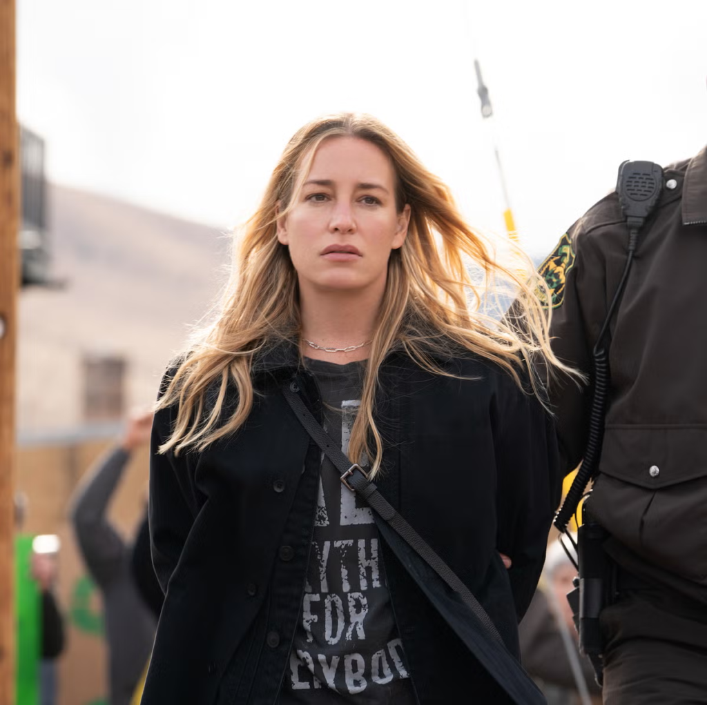 Piper Perabo portraying the character Summer Higgins on the television series Yellowstone
