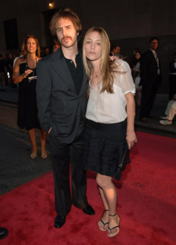 Piper Perabo and Sam Rockwell at an event