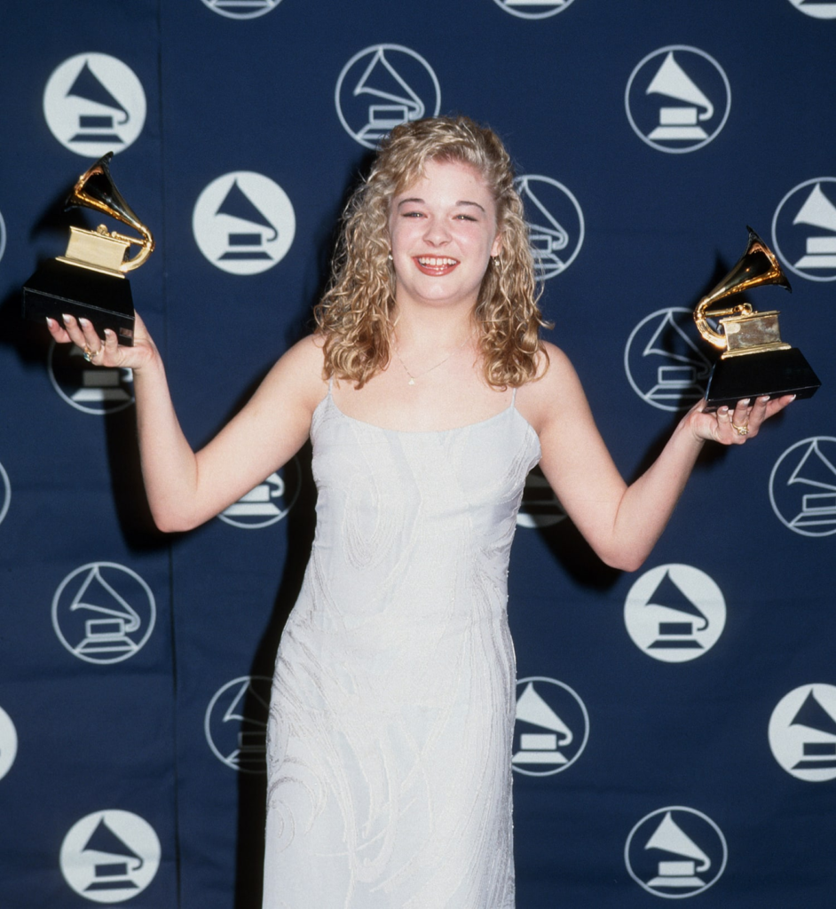 LeAnn Rimes at the 39th Annual Grammy Awards on February 26, 1997