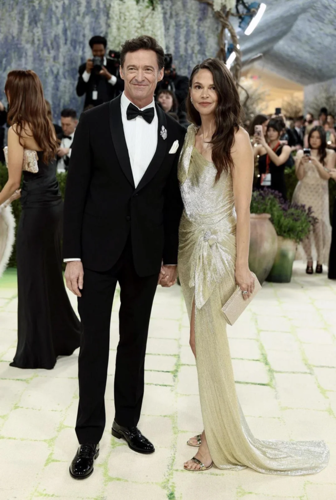 Sutton Foster and Hugh Jackman