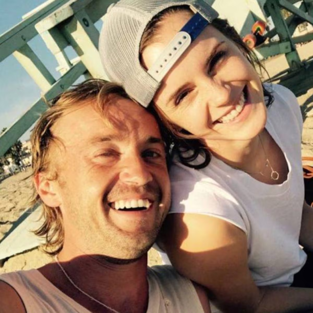 Tom Felton and Emma Watson