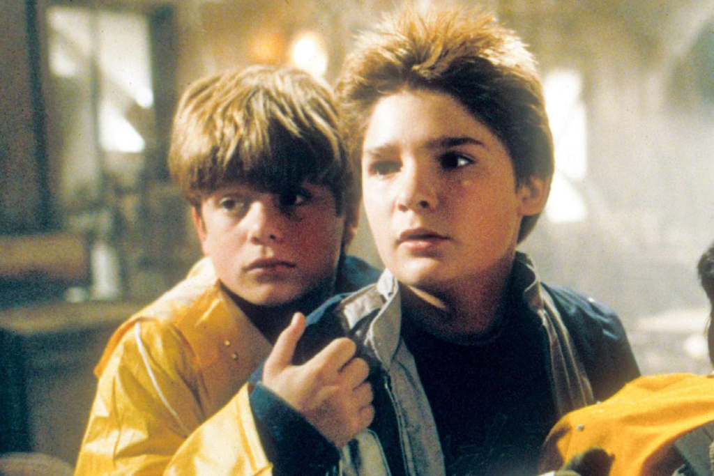 Corey Feldman and Sean Astin from the 1985 film The Goonies