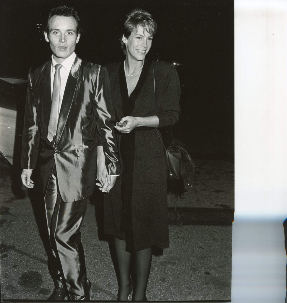 Jamie Lee Curtis and Adam Ant