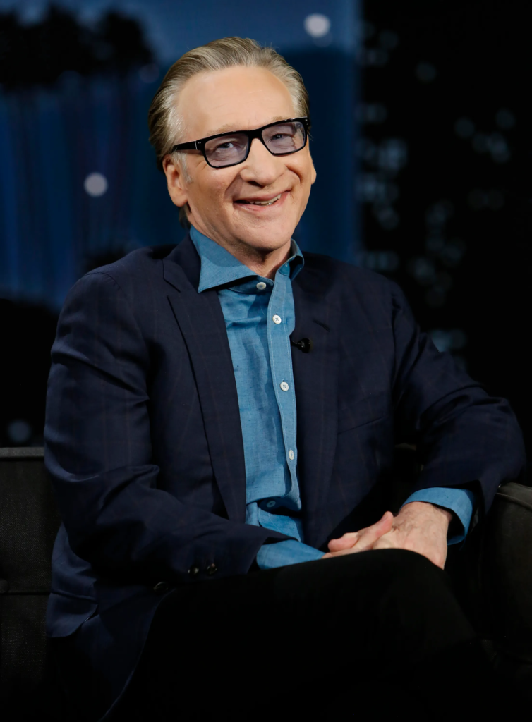 comedian and host Bill Maher, who is currently hosting the HBO talk show Real Time with Bill Maher