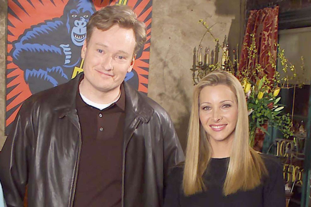 Lisa Kudrow and Conan O'Brien