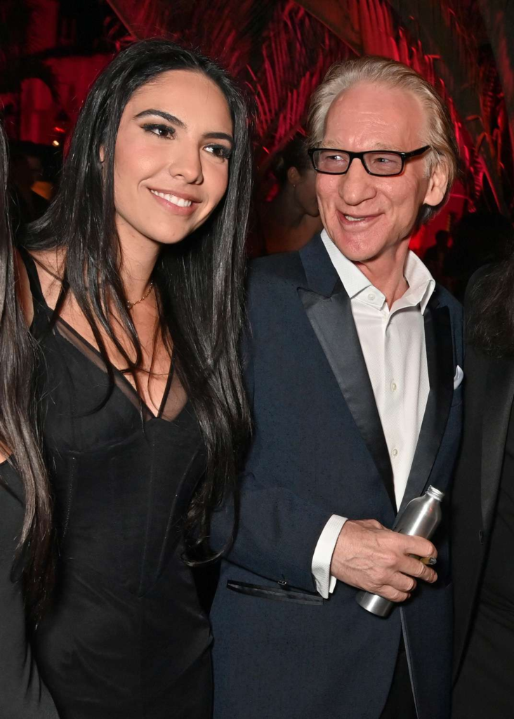 Bill Maher and Noor Alfallah