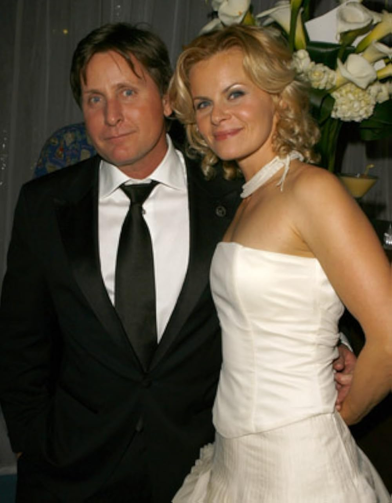 Emilio Estevez and Sonja Magdevski attending the Weinstein Company 2007 Golden Globes after-party in Beverly Hills, CA