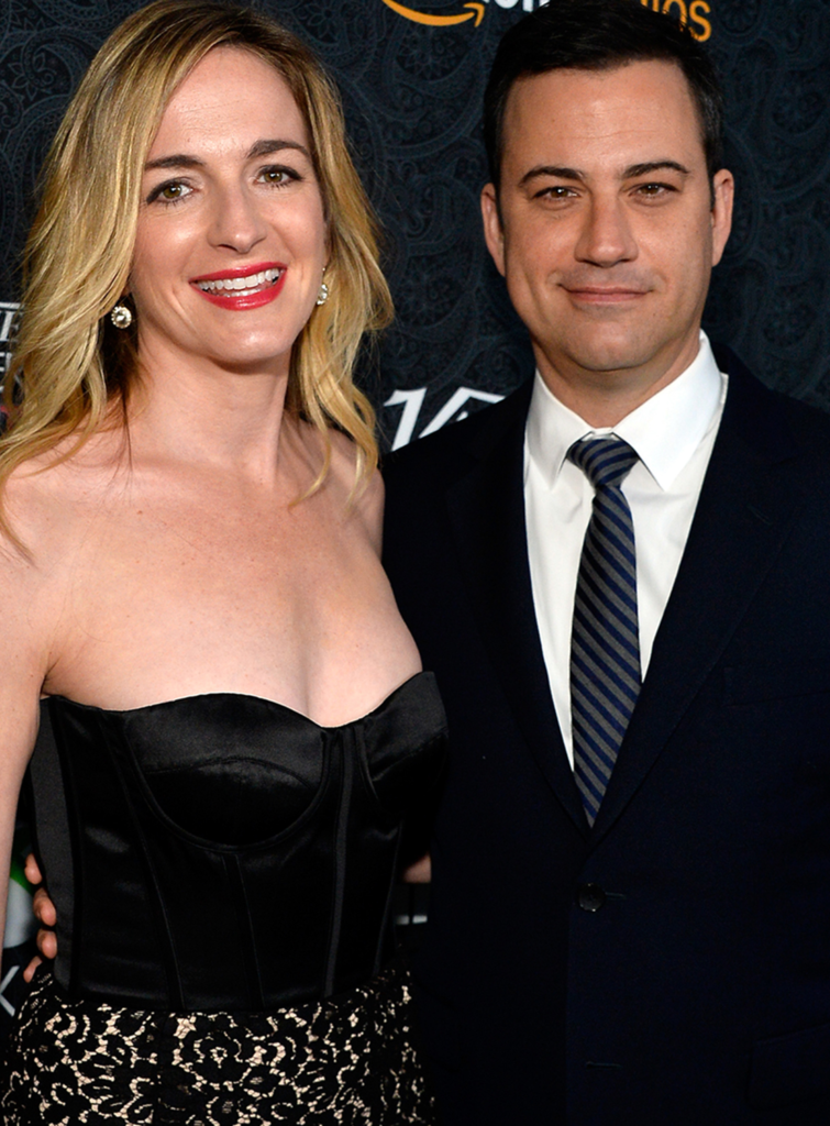 Jimmy Kimmel and Gina Maddy