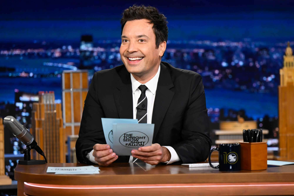 comedian Jimmy Fallon on The Tonight Show