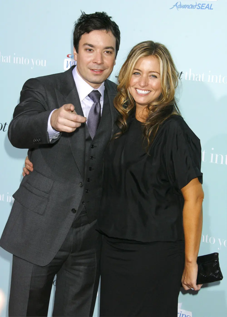 Jimmy Fallon and Nancy Juvonen