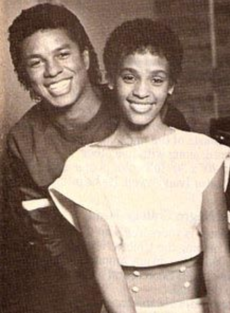 Whitney Houston and Jermaine Jackson