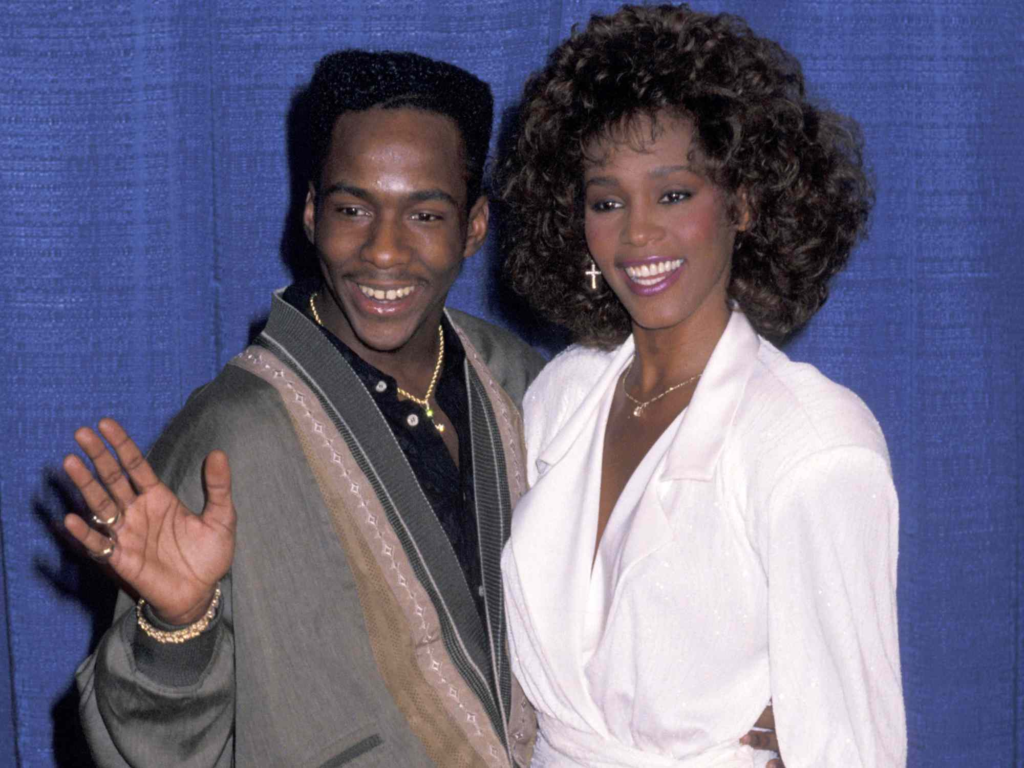Whitney Houston and Bobby Brown