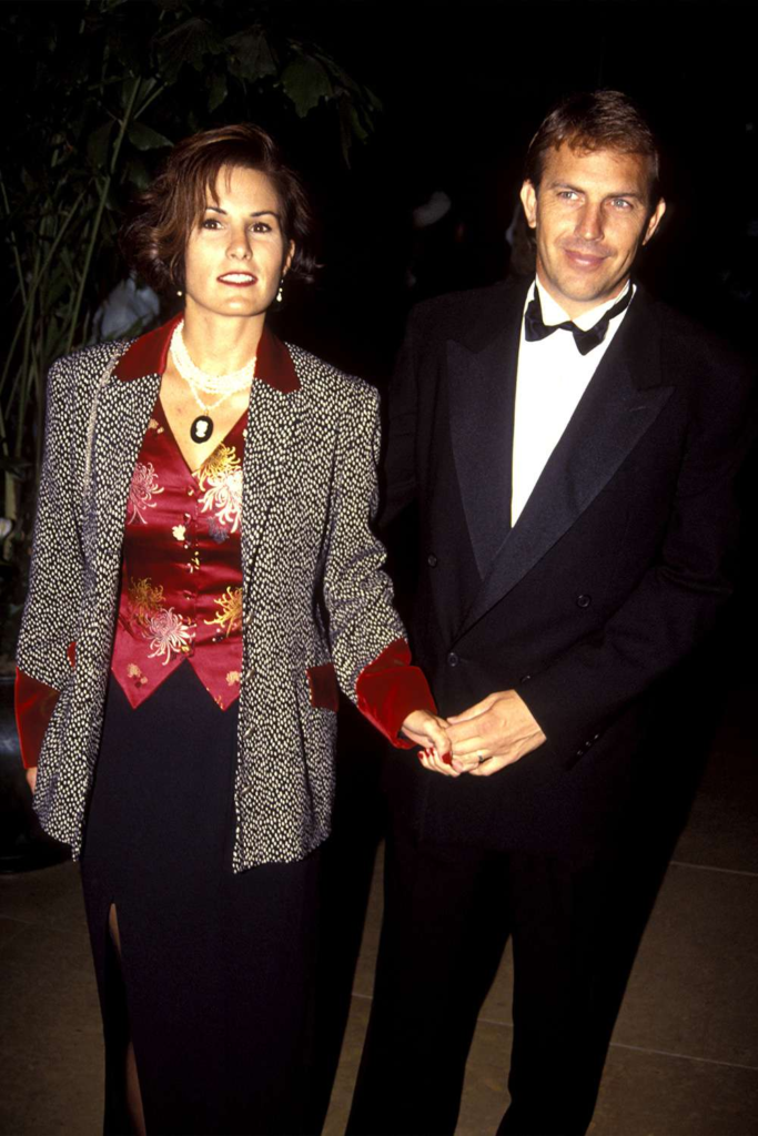 Kevin Costner and Cindy Silva
