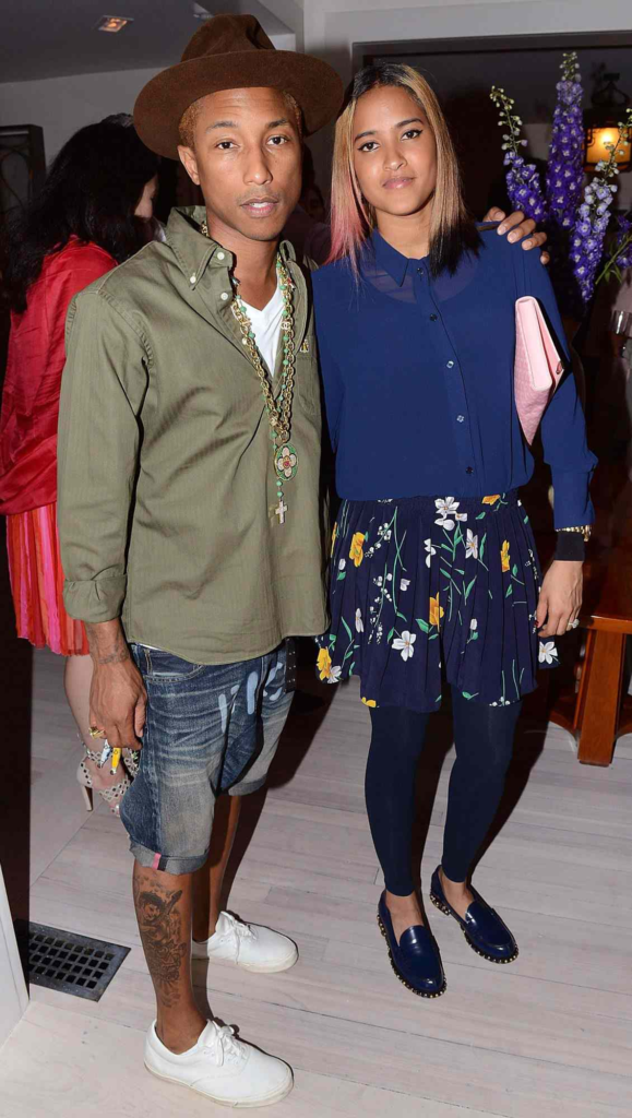 Pharrell Williams and Helen Lasichanh