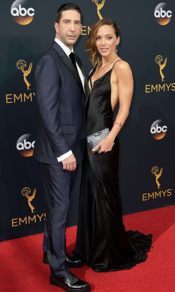 David Schwimmer and Zoe Buckman