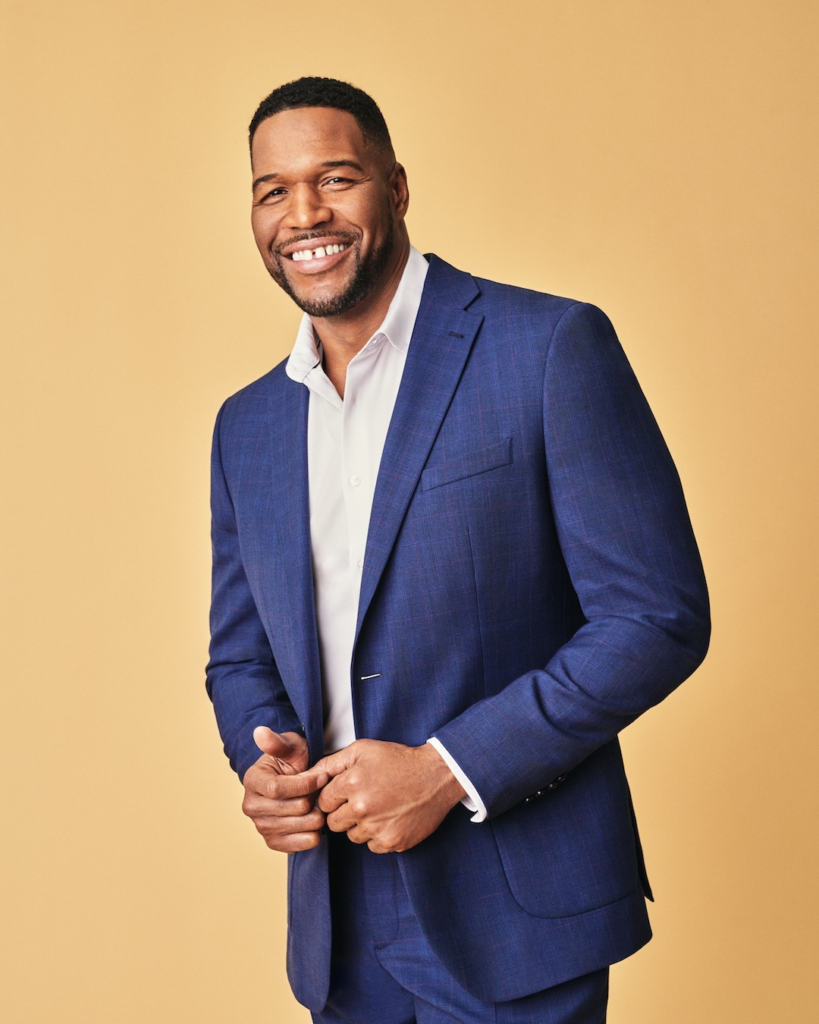 Michael Strahan smiling