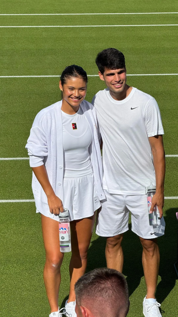 Carlos Alcaraz and Emma Raducanu