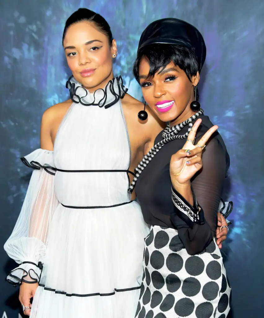 Janelle Monáe and Tessa Thompson