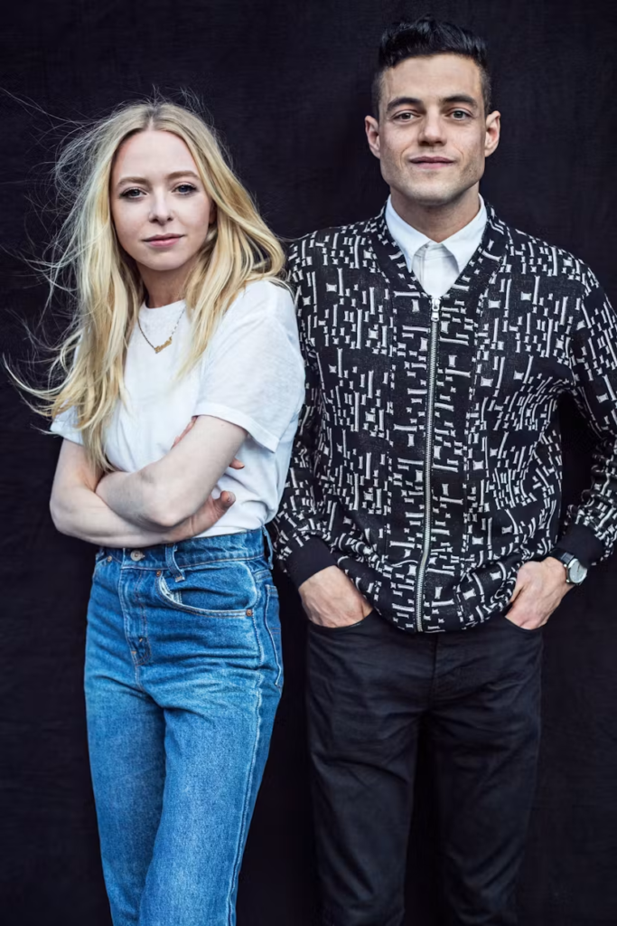 Rami Malek and Portia Doubleday