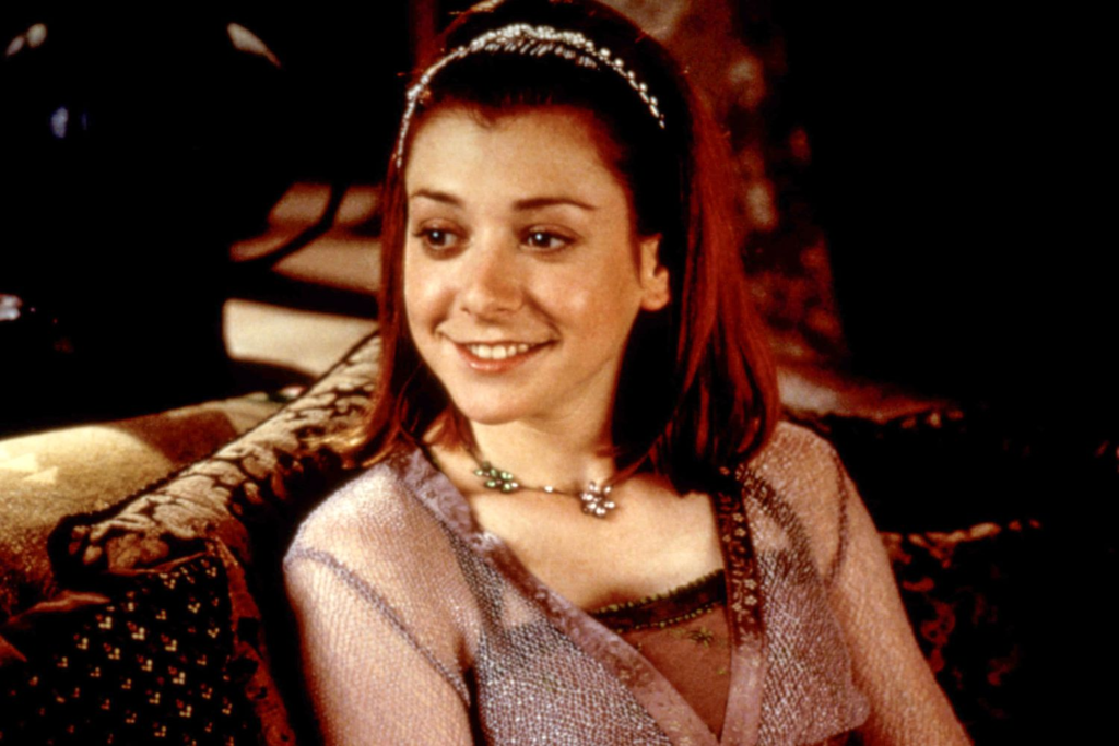 Alyson Hannigan as Michelle Flaherty in the 1999 film American Pie, notably wearing a distinctive jeweled headband