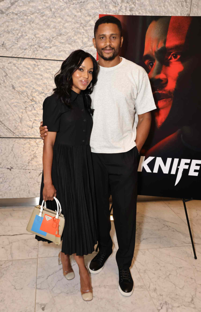 Kerry Washington and Nnamdi Asomugha