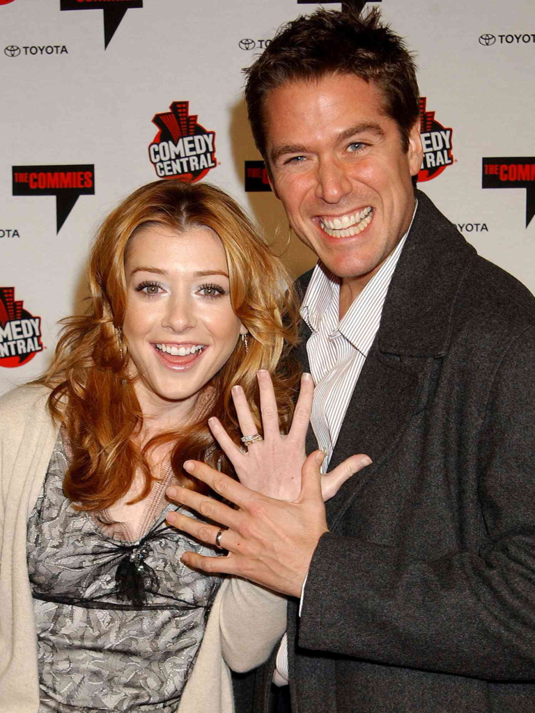 Alyson Hannigan and Alexis Denisof