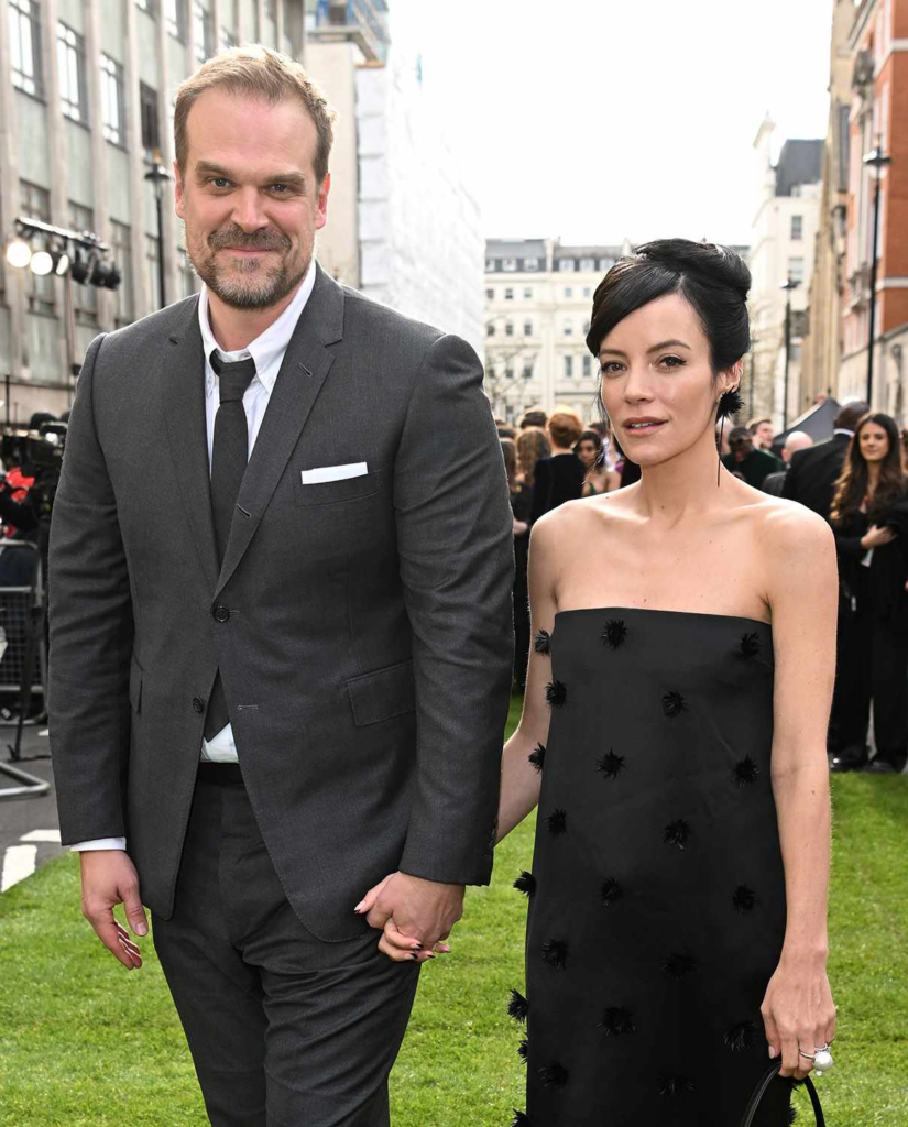 David Harbour and Lily Allen