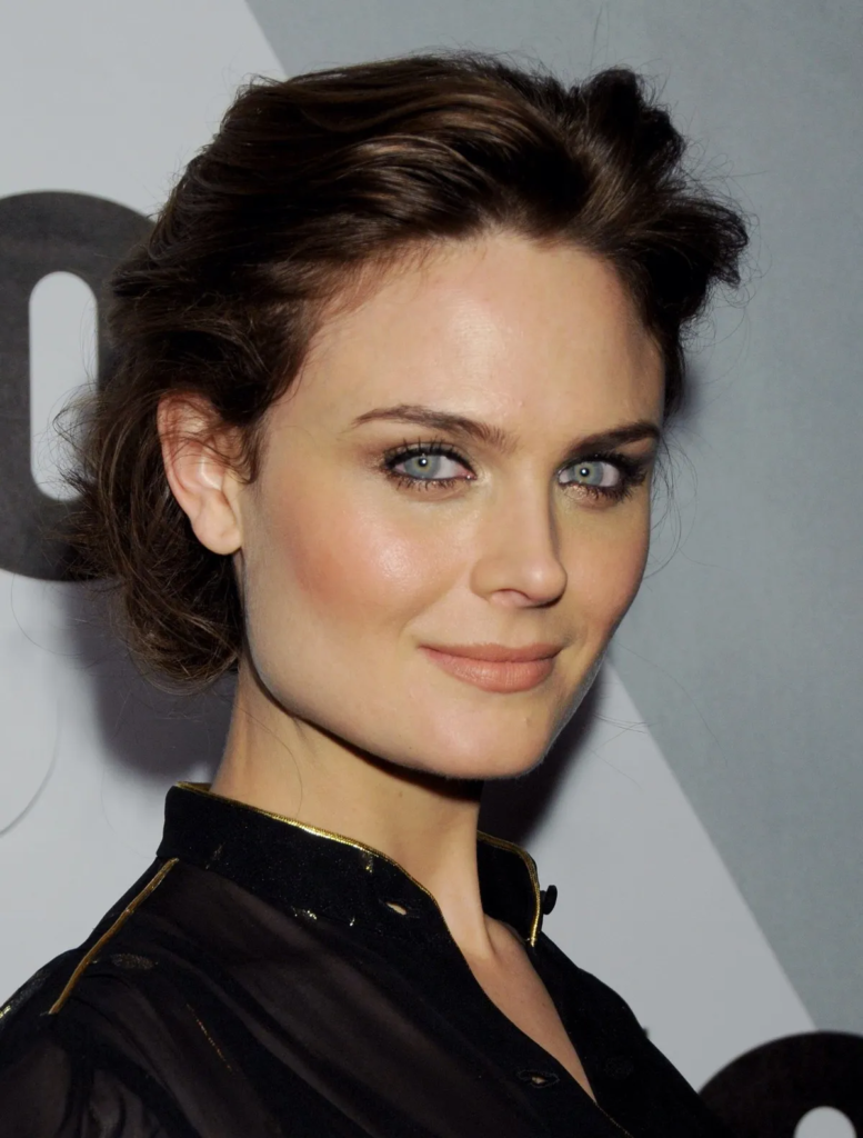 Emily Deschanel smiling
