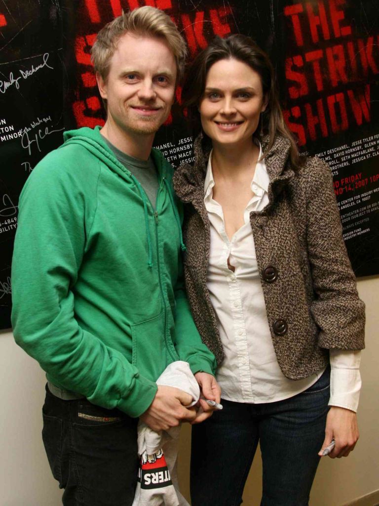 Emily Deschanel and David Hornsby