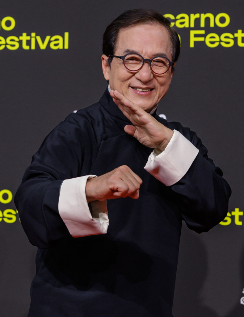 Jackie Chan smiling