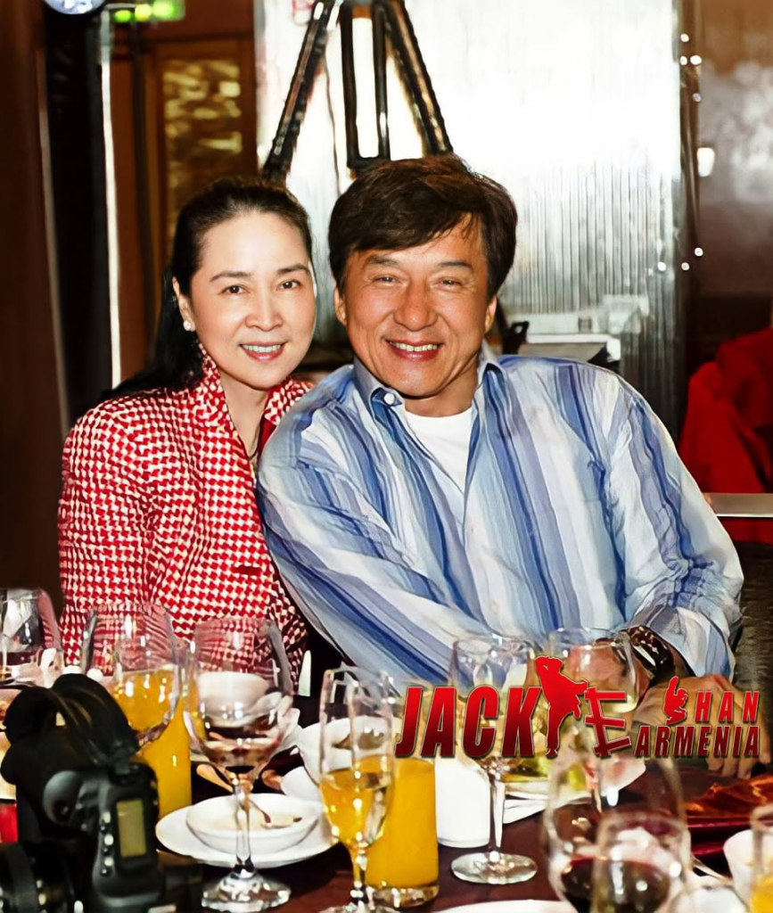 Jackie Chan and Joan Lin