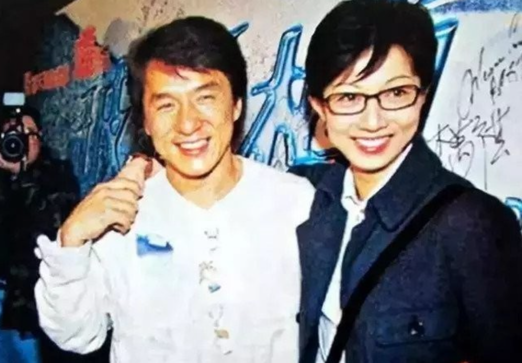 Jackie Chan and Elaine Ng Yi-Lei