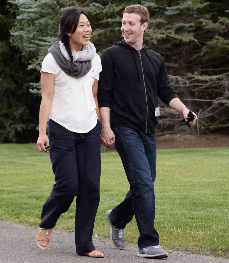 Mark Zuckerberg and Priscilla Chan