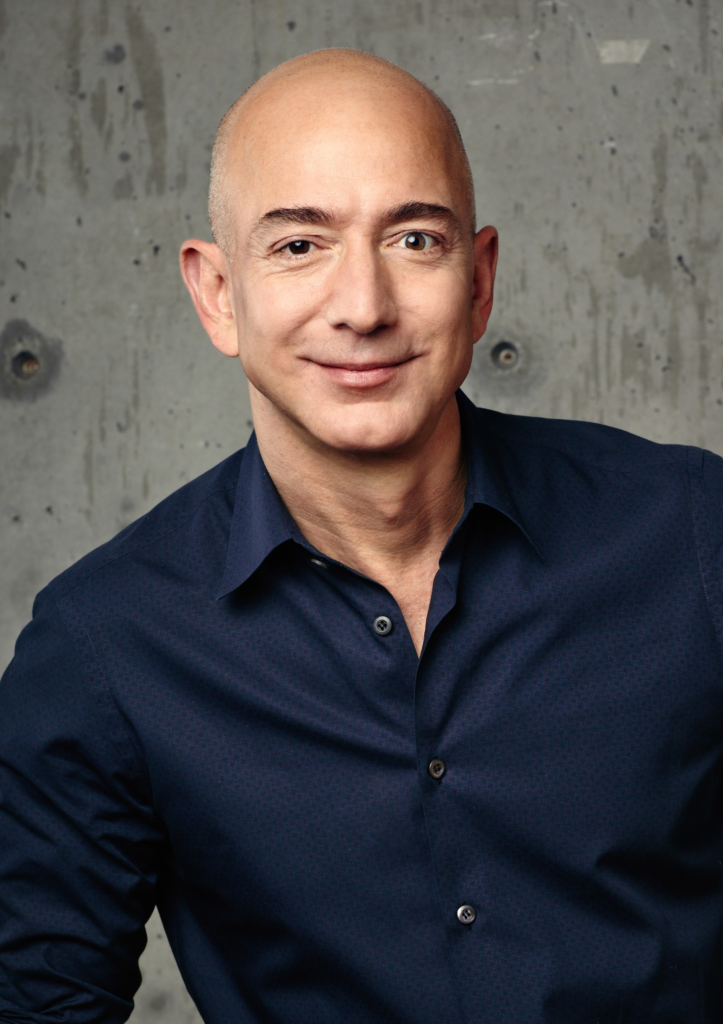 Jeff Bezos smiling