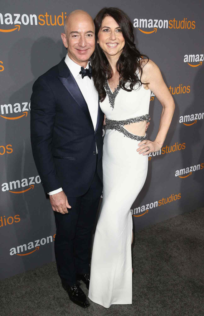 Mackenzie Scott and Jeff Bezos