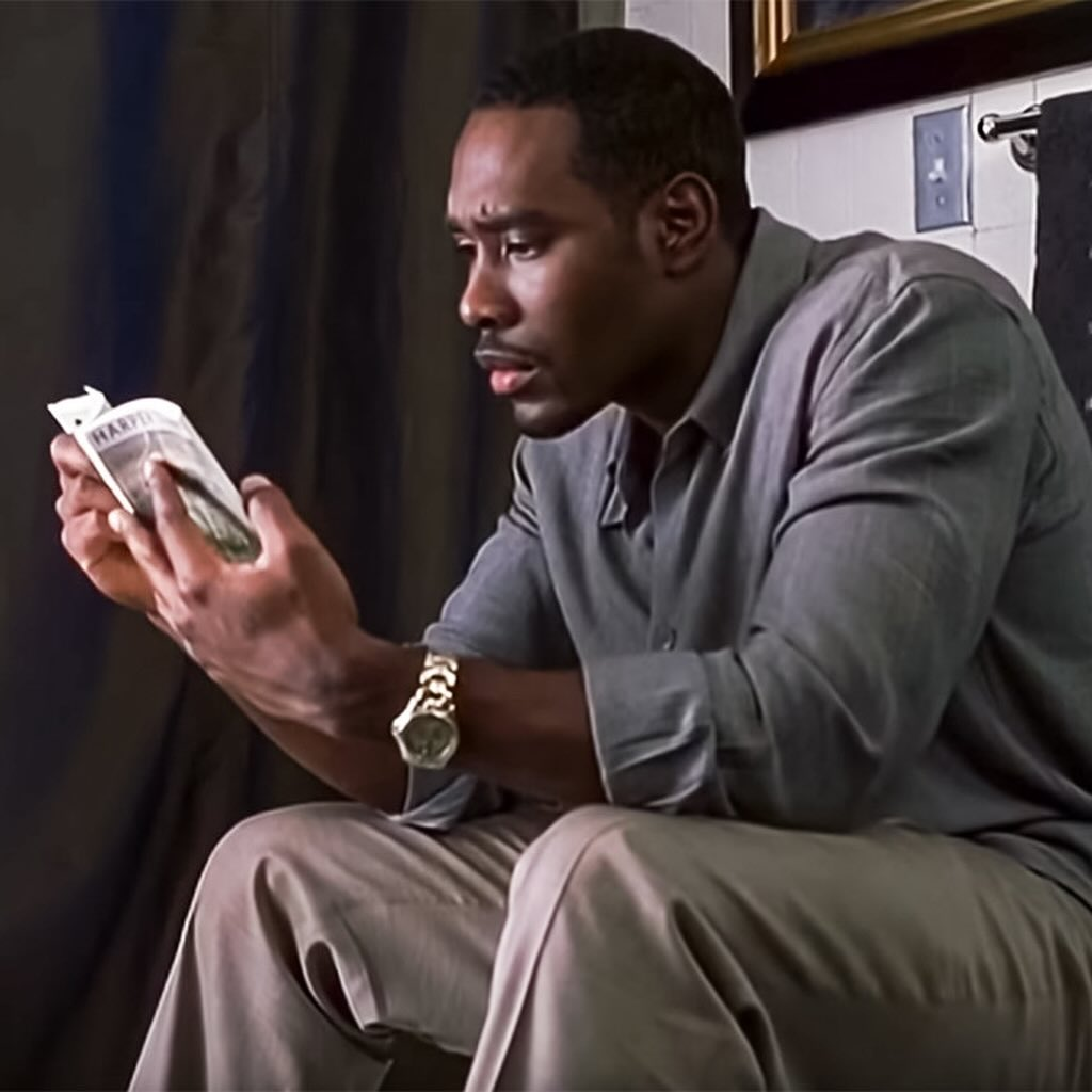 Morris Chestnut as the character Lance Sullivan from the 1999 film The Best Man