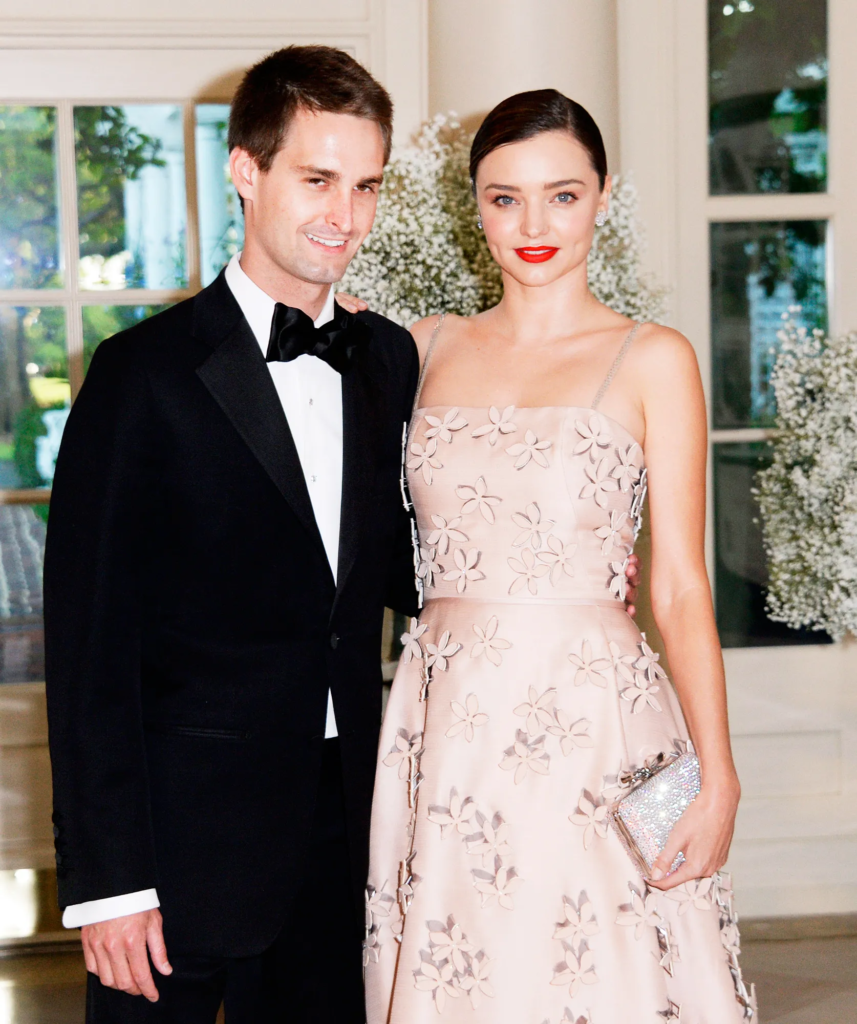 Miranda Kerr and Evan Spiegel